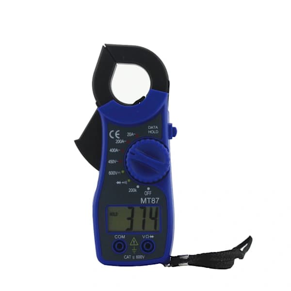 87 Blå Digital Multimeter Ampere Tångmätare Strömtång Tänger AC/DC Ström Spänningstestare