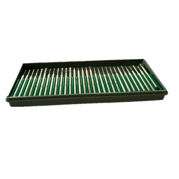 30 stk. diamantbor til neglefil 2,35 mm skaft