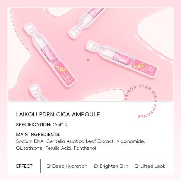 Uusi tuote: Lecco PDRN Centella Asiatica -ampullit 2ml*10, kasvojen kosteuttava Centella Asiatica -esanssi.