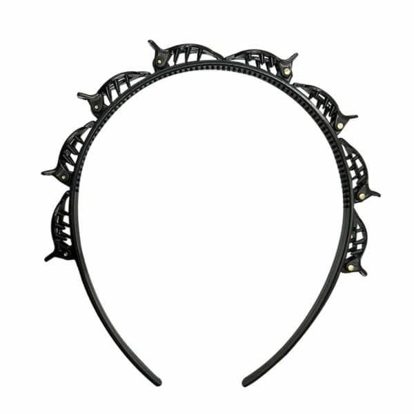 Hårbånd med klips, hårklips, 2-knots hårbånd