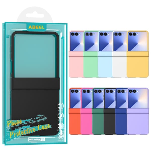 Samsung Z Flip7 ABEEL Slim Cover - Sort Sort