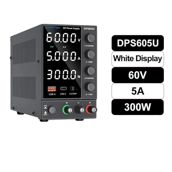 DC strømforsyning, justerbar spænding, USB-interface, NY DPS605U, 220V