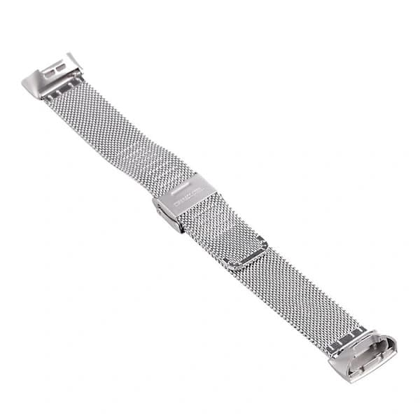 Milanese-rem med dobbel lås for Fitbit Charge 4, sølv