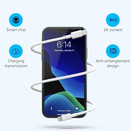 Yksi 2 metrin iPhone-datakaapeli (USB-C–Lightning)