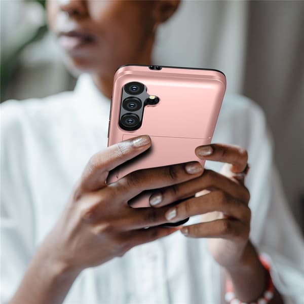 Samsung S25 FE Armor kortholderdeksel - Rosegull Rosegull