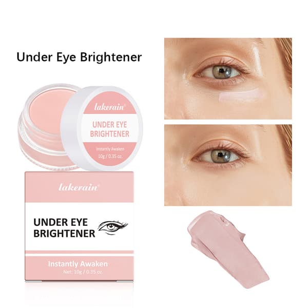 Øjenlysnende creme, concealer til mørke rande og lysning under øjnene.