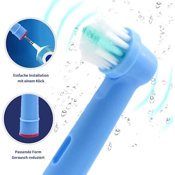 16 stk. Børstehoveder til Børn til Oral B, Erstatningsbørstehoveder til Børn