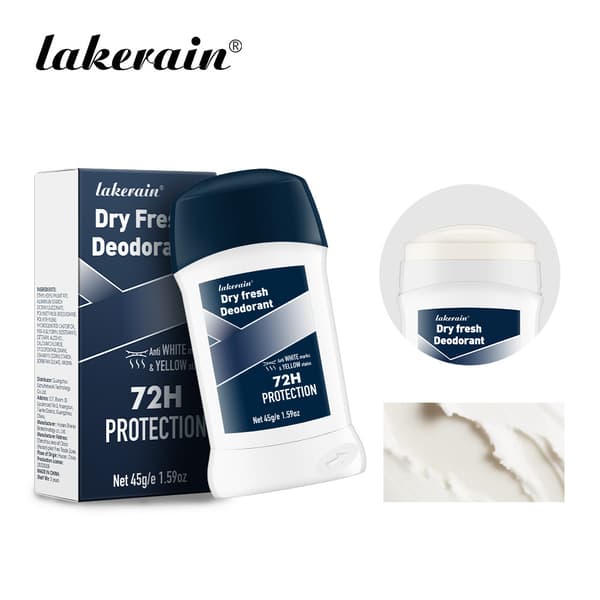 Deodorantstift for menn, forfriskende duft, reduserer lukt under armene, antiperspirant kroppslukt
