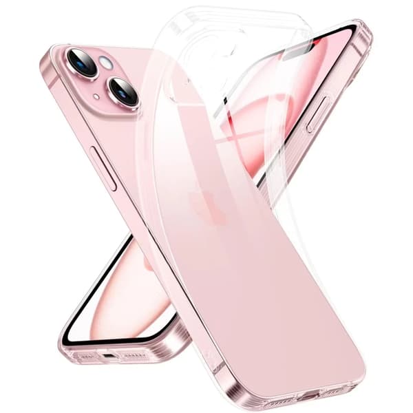 iPhone 15 Plus Klart TPU Skyddsfodral – Extra Skydd för Kameran