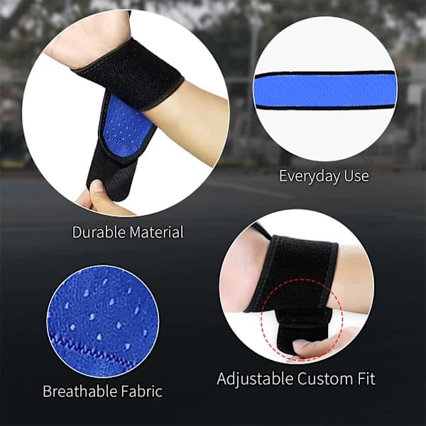 Handledsstöd, 2-pack Kompressionshandledsstöd Artrithandskar, Sport handledslindor Handskydd, (Stil: Stil 1;)