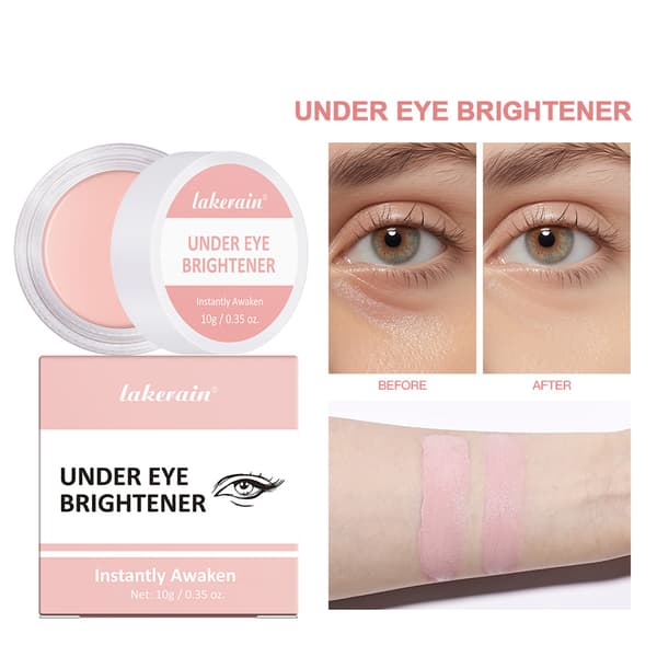 Ögonljusande kräm, concealer för mörka ringar och uppljusning under ögonen.