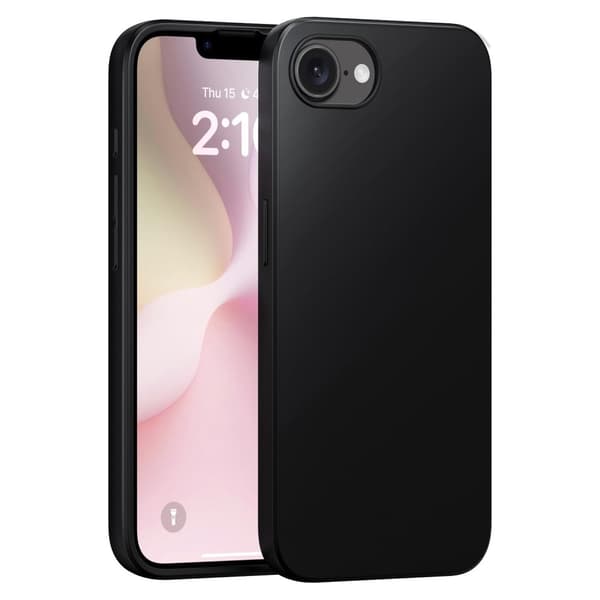 Mat Sort Ultratyndt TPU Cover til iPhone 17e - Sort Sort