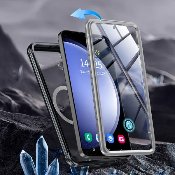 Mobilcover til Samsung Galaxy S24-serien Sort Samsung Galaxy S24 Sort