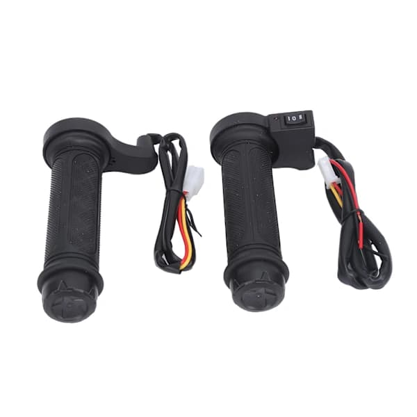 12V opvarmede styr - justerbar temperatur vintervarmer til 7/8 tommer styr, sort (2 stk.)