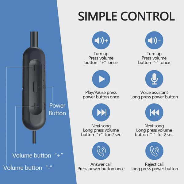 SiGN Trådløst Bluetooth Headset - Fugt-/Vandafvisende