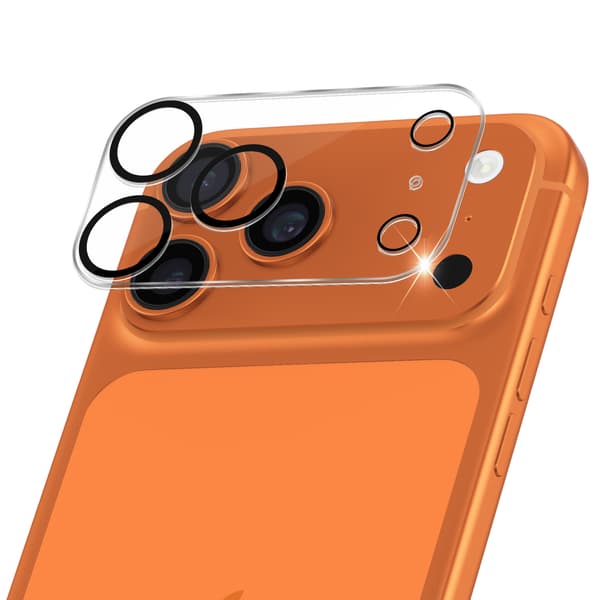 1-pack iPhone 17 Pro Max Kameralinsskydd - 9H Härdat Glas - Ultrahög Kvalitet 3D