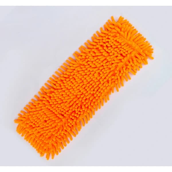 4 mikrofiberrengøringsmopper, strakt mikrofiber, fladt moppehoved til