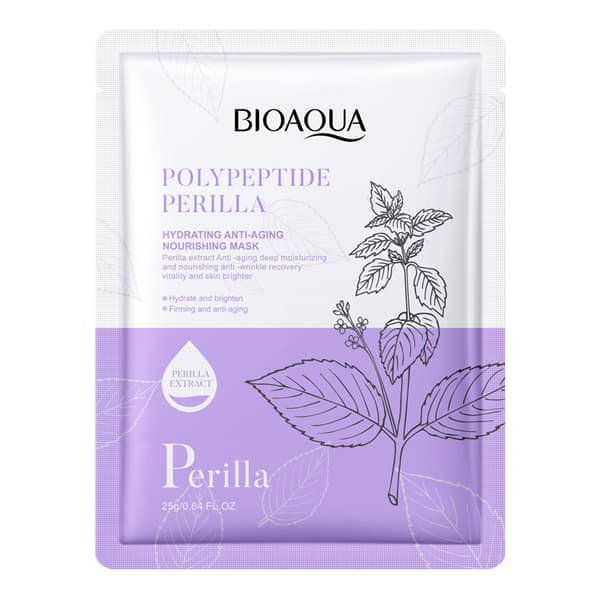 Peptidi-perilla kosteuttava ja ryppyjä ehkäisevä kasvonaamio