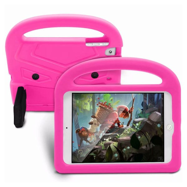 Rosa vikbart skyddsfodral för iPad 10.2 7:e generationen (2019)