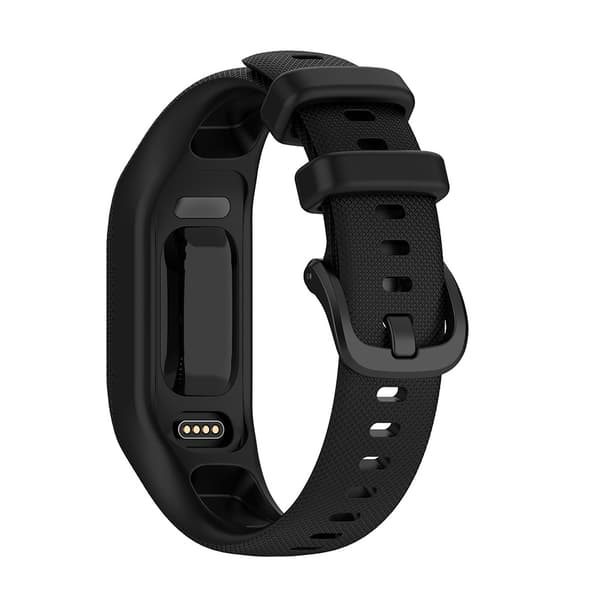 Silikonerem til Garmin Vivosmart 5 - Sort, størrelse M