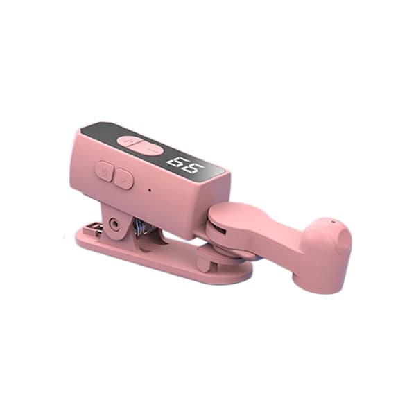 Bärbar Smart Clicker B-03 kompatibel med Android- och Apple-telefoner, tyst justerbar autoklicker med LED-display och
