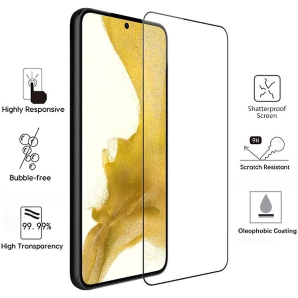 Samsung S22 PLUS skjermbeskytter 9H passer deksel lader