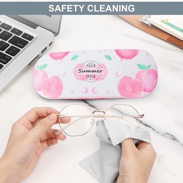 Print Hard Shell Ram Glasögonfodral Case Förvaringslåda Läsglasögonskyddsbehållare