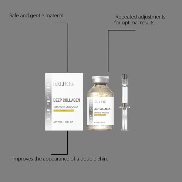 Ampulserum plejer blidt ansigtskonturer, forbedrer hudens tekstur og forfiner huden.