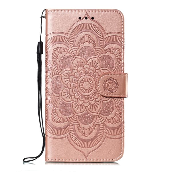 iPhone 7/8/SE (2020/2022) - Mandala Lompakkokotelo - Ruusukulta