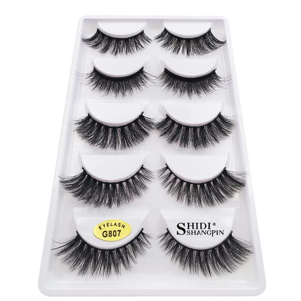3D Minkkripset (5 paria) Kabuki-Minerals G803