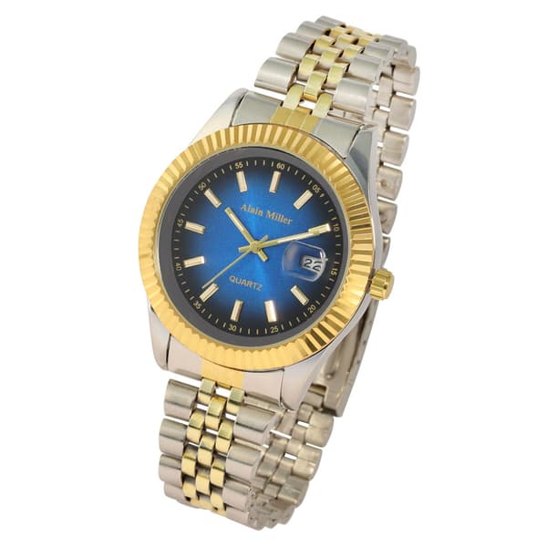 Alain Miller Herrklocka, Metallarmband / Klocka - Guld/Silver