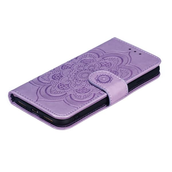 iPhone 7/8/SE (2020/2022) - Mandala Plånboksfodral - Lila Lila