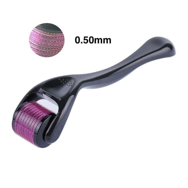 Skin Roller - Microneedling - Stimulerer huden - Skin Roller Sort