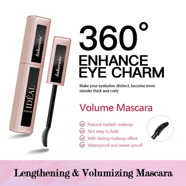 Den nye Lakerain Volumizing & Lengthening Mascara: Krøller naturlig, smittefri, multi-effekt mascara.