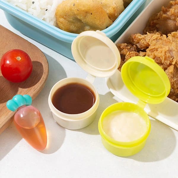 Tecknad såsflaska Mini djurvän Sojasåsbox Tomatsås J