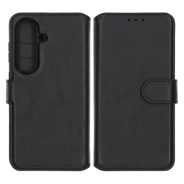 Rvelon Samsung Galaxy S26 Magnetisk Plånboksfodral - Svart
