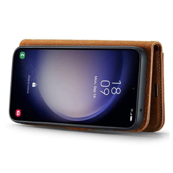 DG MING Samsung A56 5G 2-i-1 Magnetiskt Plånboksfodral - Brun
