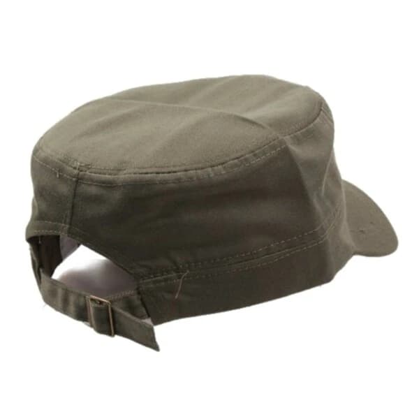 Grøn Army Cap - Flad Army Cap Militær Cap grøn one size