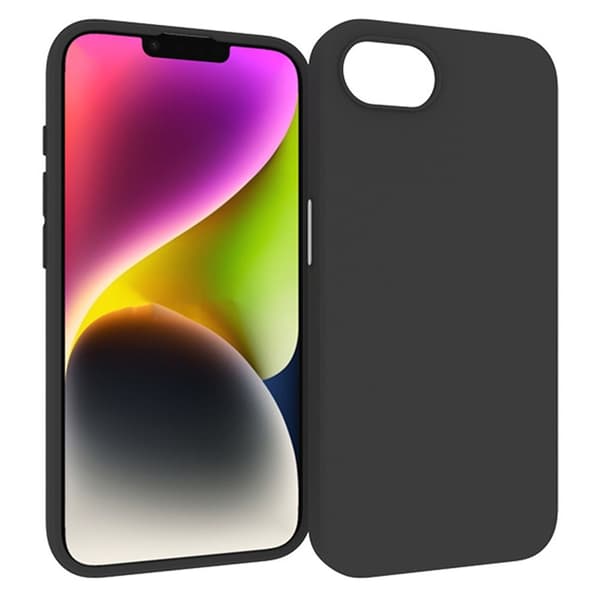 For iPhone 17e / 16e deksel TPU bakdeksel - Svart Svart