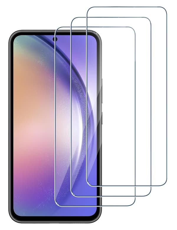 3-pakkaus Samsung S24 FE karkaistu lasinen näytönsuoja