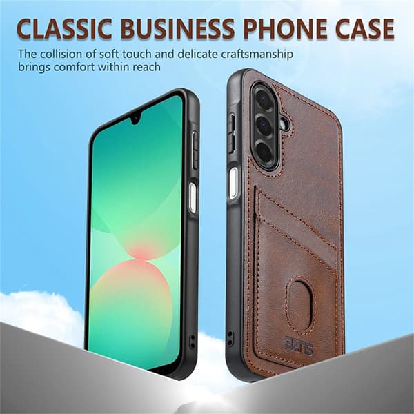 Samsung S25 FE AZNS K1 Kortholder Etui - Sort Sort