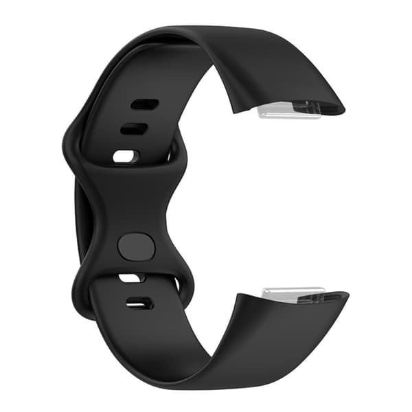 Fitbit Charge 6 svart silikonrem (S)