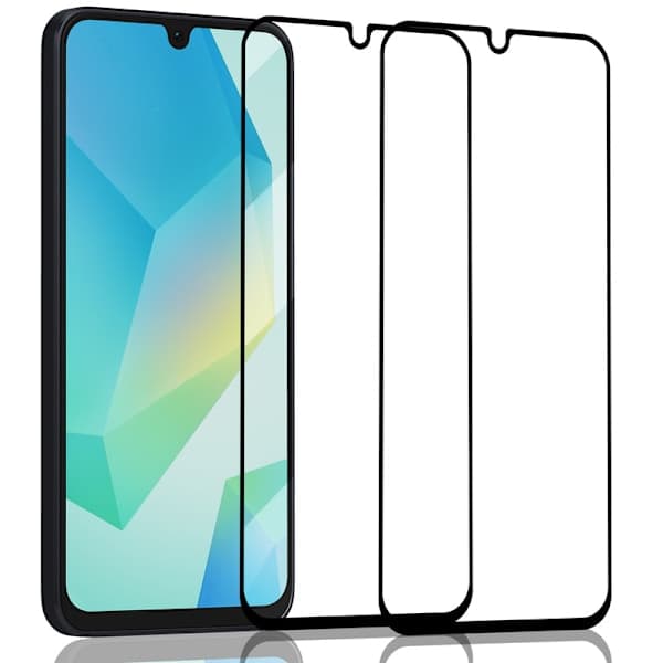 2-pack Samsung A16 Skärmskydd - Härdat Glas 9H - Superkvalitet 3D