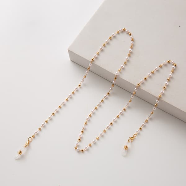 Elegant perlebrillekjede Senil Cord Pearl