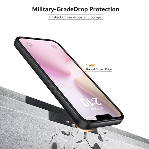 Mat Sort Ultratyndt TPU Cover til iPhone 17e - Sort Sort