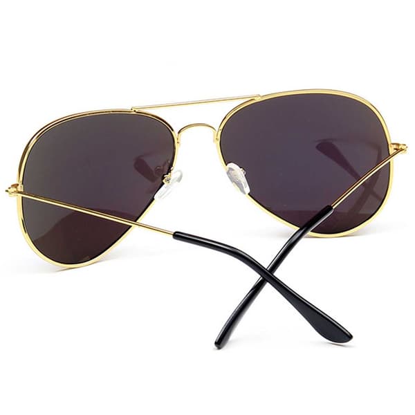 Aviator-stil guld-brune solbriller