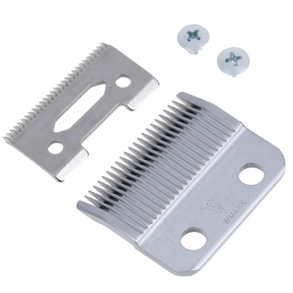 Professionellt hårklipparblad, högkolstål, klippartillbehör, silver