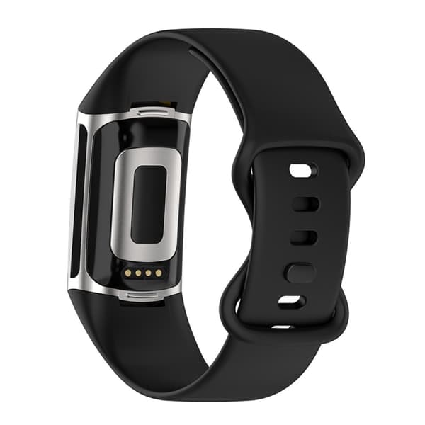 Fitbit Charge 6 svart silikonrem (S)