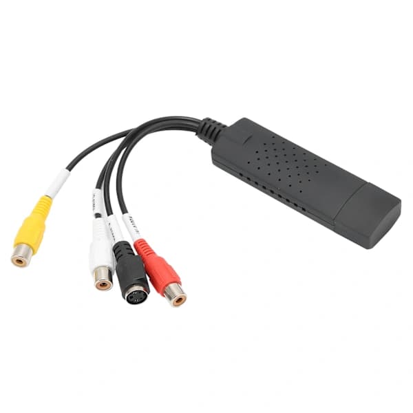 USB 2.0 firekanals DVD VHS stereo lyd- og videoopptakskort for Windows