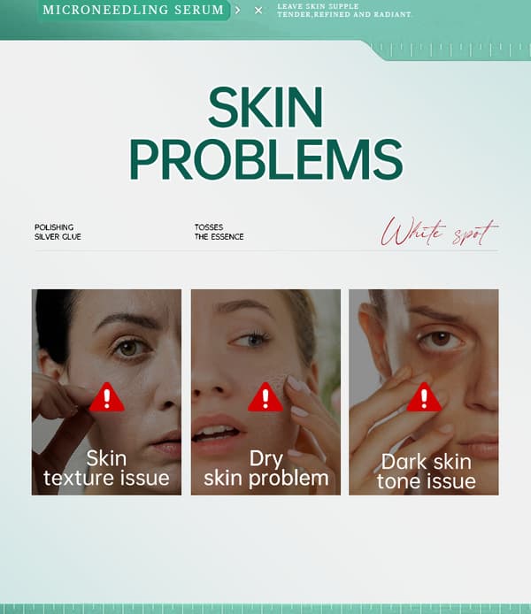 Microneedling Serum til Ansigtsopstramning og Anti-rynke